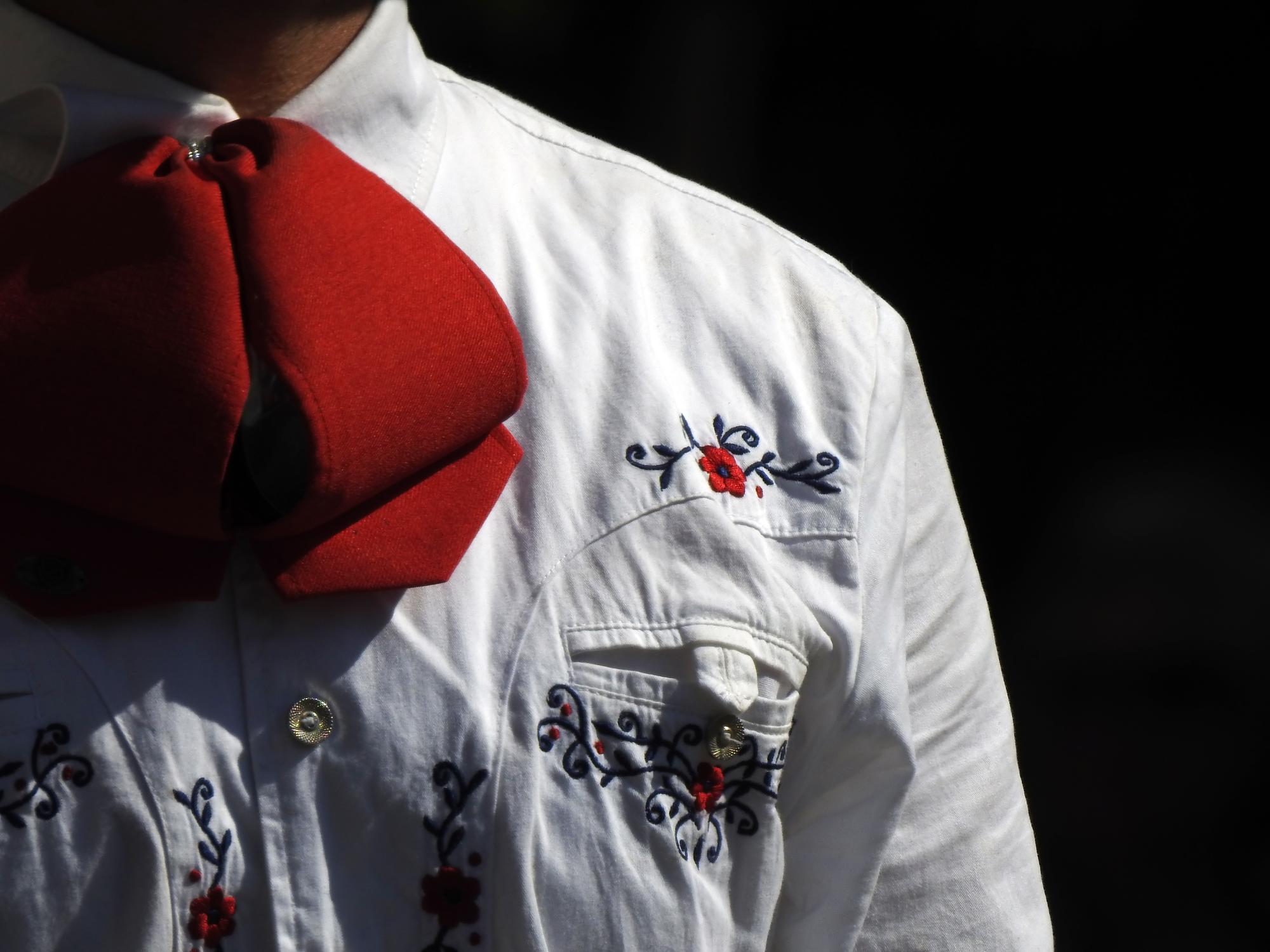 Corporate shirts with embroidered emblem
